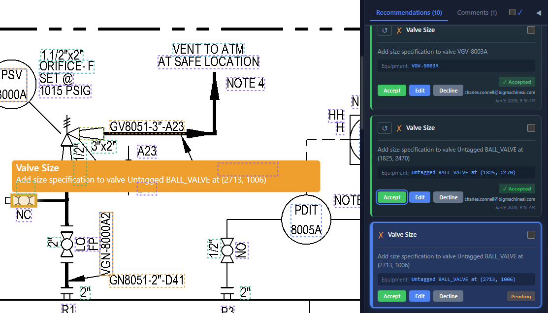 Drawing QC screenshot